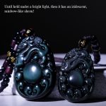 Buddha Stones Tibetan Positive Rainbow Obsidian PiXiu Necklace Necklace BS 2
