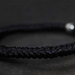 Buddha Stones Silver Luck Koi Fish Braided String Bracelet Bracelet BS 6