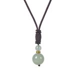 Buddha Stones Tibetan Jade Harmony Necklace Necklace BS Jade