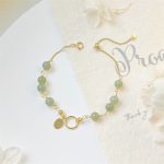 Buddha Stones Unique Natural Hetian Jade 14K Gold filled Luck Beaded Bracelet Bracelet BS 7