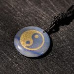 Buddha Stones Various Crystal Amethyst Tiger Eye Green Aventurine Yin Yang Spiritual Necklace Pendant Necklaces & Pendants BS 69