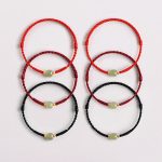 Buddha Stones Handmade Jade Lucky Bead Prosperity Braided Bracelet Bracelet BS 9