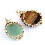Buddha Stones Natural Quartz Crystal Tree Of Life Healing Energy Necklace Pendant Necklaces & Pendants BS 36