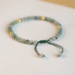 Buddha Stones Moss Agate Lucky Balance Bracelet Bracelet BS 4