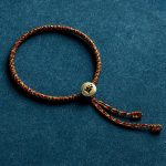 Buddha Stones Handmade 925 Sterling Silver Chinese Zodiac Natal Buddha Protection Colorful Rope Bracelet Bracelet BS 2