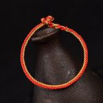 Buddha Stones Two-Color Rope Handcrafted Eight Thread Peace Knot Bracelet Bracelet BS 3