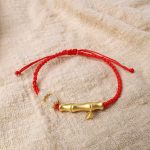 Buddha Stones Bamboo Design Luck Strength Braided Bracelet Bracelet BS 4