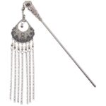 Buddha Stones Water Drop Lily of the Valley Flowers Tassels Confidence Hairpin Hairpin BS 36