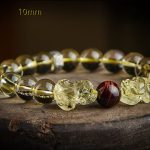 Buddha Stones Natural Citrine Double PiXiu Tiger Eye Prosperity Protection Bracelet Bracelet BS 6