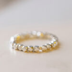 Buddha Stones 925 Sterling Silver Beaded Blessing Ring Ring BS 9