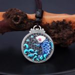 Buddha Stones 999 Sterling Silver Luck Koi Fish Success Prosperity Necklace Pendant Necklaces & Pendants BS Koi Fish(Luck♥Prosperity)