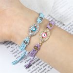 Buddha Stones Evil Eye Keep Away Evil Spirits String Bracelet Bracelet BS 78