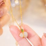 Buddha Stones 925 Sterling Silver Hetian Jade Gourd Abundance Necklace Pendant Necklaces & Pendants BS 3