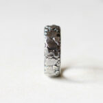 Buddha Stones Rock Pattern Luck Blessing Copper Ring Ring BS 6