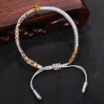 Buddha Stones Om Mani Padme Hum Protection Luck String Bracelet Bracelet BS 6