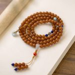 Buddha Stones 108 Beads Bodhi Seed Blessing Meditation Bracelet Mala Mala Bracelet BS 8