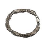 Buddha Stones 925 Sterling Silver Vintage Twisted Design Wealth Healing Chain Bracelet Bracelet BS 13