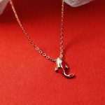 Buddha Stones Copper Koi Fish Wealth Necklace Pendant Red Rope Bracelet Earrings Set Bracelet Necklaces & Pendants BS 11