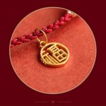 Buddha Stones 925 Sterling Silver Good Fortune Fu Character Agate Pearl Red String Braid Bracelet Bracelet BS 14