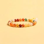 Buddha Stones 14K Gold Plated Colorful Golden Silk Jade Peace Buckle Wealth Bracelet Bracelet BS 7