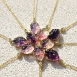 Buddha Stones Natural Colorful Fluorite Nine-Tailed Fox Protection Necklace Pendant Necklaces & Pendants BS 2