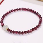Buddha Stones Natural Garnet Jade Bead Purification Bracelet Bracelet BS 5