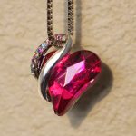 Buddha Stones Love Heart Birthstone Healing Energy Necklace Pendant Necklaces & Pendants BS 9