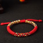 Buddha Stones Tibetan Handmade Colorful King Kong Knot Luck Braid String Bracelet Bracelet BS 4