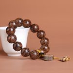 Buddha Stones Plum Blossom Wood Inner Peace Bracelet Bracelet BS 3