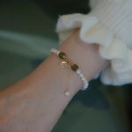 Buddha Stones Natural Pearl Hetian Jade Happiness Wisdom Bead Bracelet Bracelet BS 1