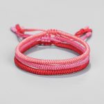Buddha Stones Tibetan 3Pcs King Kong Knot Protection Braided Bracelet Bracelet BS 2