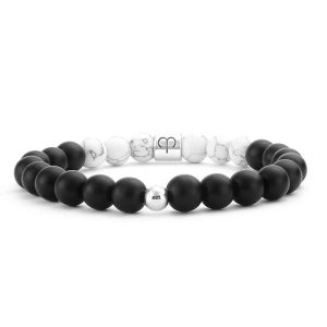 Buddha Stones 12 Constellations of the Zodiac Natural Frosted Stone White Turquoise Bead Fortune Bracelet Bracelet BS main