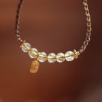 Buddha Stones 925 Sterling Silver Natural Jade Gourd Rutilated Quartz Fu Character Luck Braid Bracelet Bracelet BS 8