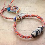 Buddha Stones Tibetan 925 Sterling Silver Om Mani Padme Hum Handmade Dzi Bead Protection Braid Bracelet Bracelet BS 5