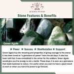 Buddha Stones Red Agate Green Agate Moon Pattern Confidence Calm Necklace Necklaces & Pendants BS 10