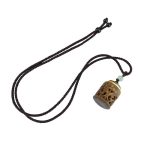 Buddha Stones Tibet Green Sandalwood Rosewood Om Mani Padme Hum Lotus Positive Soothing Necklace Pendant Necklaces & Pendants BS 15