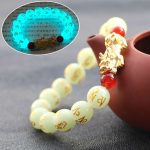 Buddha Stones FengShui Lucky Pixiu Glowstone Wealth Bracelet Bracelet BS main