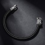 Buddha Stones Dragon Titanium Steel Protection Luck Bracelet Bracelet BS 9