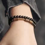 Buddha Stones Rainbow Obsidian Copper Love Double Wrap Bracelet Bracelet BS 9