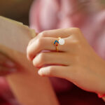 White Jade Auspicious Cloud Blessing Luck Ring Rings BS 3