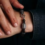 Buddha Stones 925 Sterling Silver Koi Fish Wealth Reincarnation Knot Braid String Bracelet Bracelet BS 9