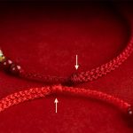 Buddha Stones 925 Sterling Silver Koi Fish Cinnabar Bead Wealth Handcrafted Braided Bracelet Anklet Bracelet Anklet BS 16