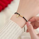 Buddha Stones Handmade Fu Character Charm Luck Fortune Rope Bracelet Bracelet BS 10