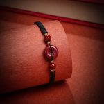 Buddha Stones Natural Cinnabar Peace Buckle Blessing String Bracelet Bracelet BS 11