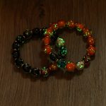 Buddha Stones Luminous Liuli Glass Bead Luck Fluorescent Bracelet Bracelet BS 2