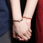 Buddha Stones 999 Gold Hetian White Jade Om Mani Padme Hum Fu Character Luck Braided Bracelet Bracelet BS 13