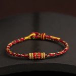Buddha Stones Handmade Colorful Rope King Kong Knot Braided Luck Bracelet Bracelet BS 2