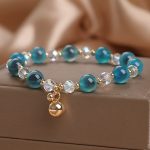 Buddha Stones Candy Agate Healing Harmony Bead Charm Bracelet Bracelet BS 6