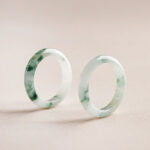 Buddha Stones Natural Green Jade Luck Abundance Ring Ring BS 1