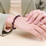 Natural Irregular Shape Crystal Stone Warmth Soothing Bracelet Bracelet BS 26